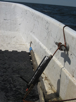 Downloading one of the underwater receivers